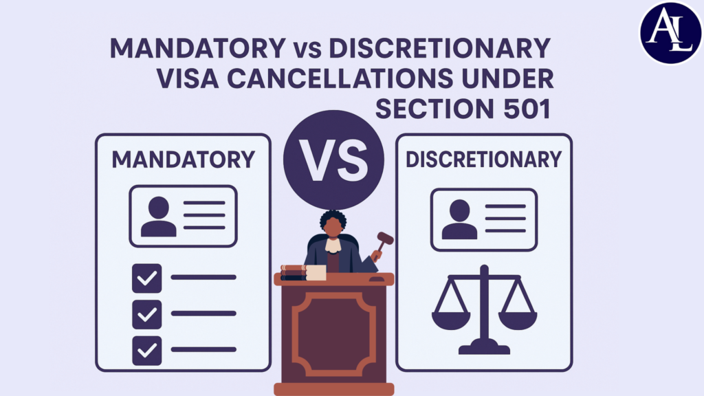 visa cancellation, mandatory vs discretionary
